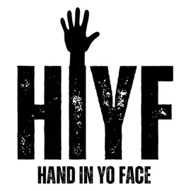 Hand in Yo Face brand logo for handinyofacebasketballproduct.com