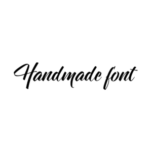 Handmade Font brand logo for handmadefont.com