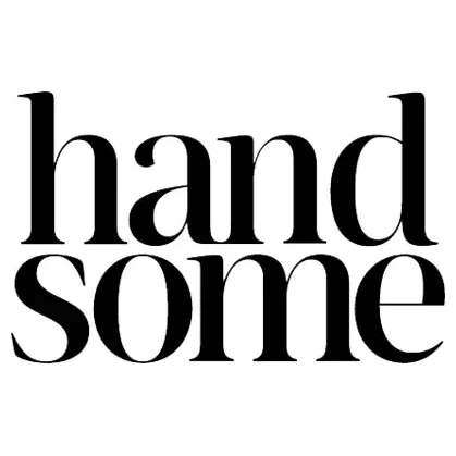 Handsome brand logo for handsome.is