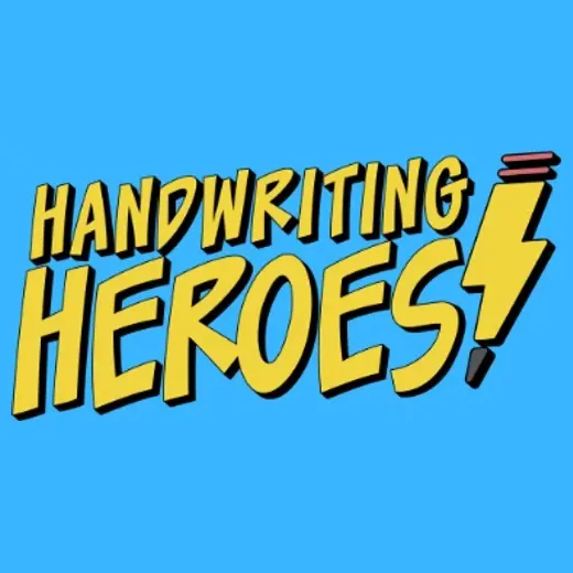 handwritingheroes brand logo for handwritingheroes.org