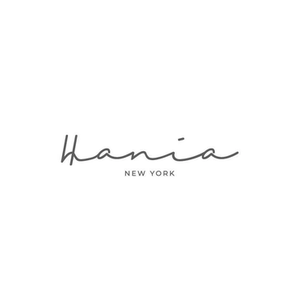 Hania New York brand logo for hanianewyork.com