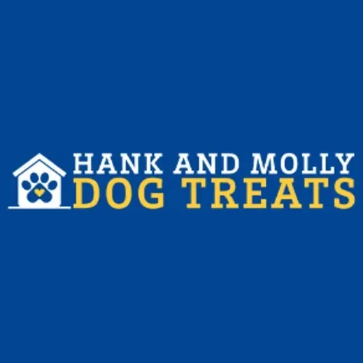 Hank & Molly's brand logo for hankandmollydogtreats.com