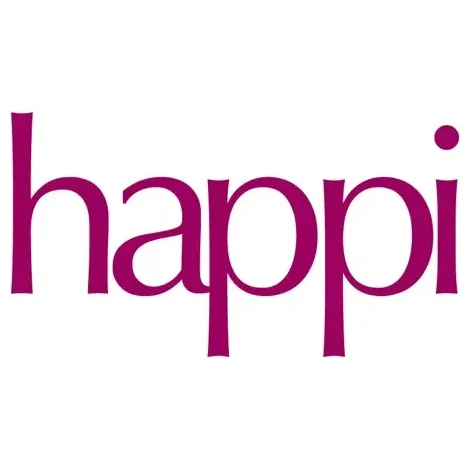 Happi brand logo for happi.com