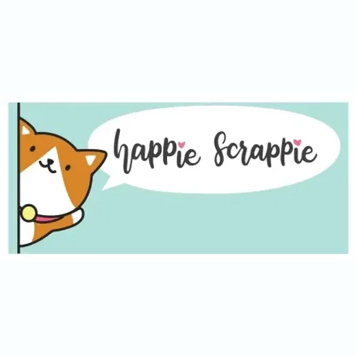 Happie Scrappie brand logo for happiescrappie.com