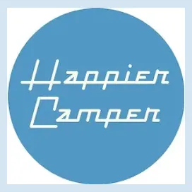 Happier Camper brand logo for happiercamper.com