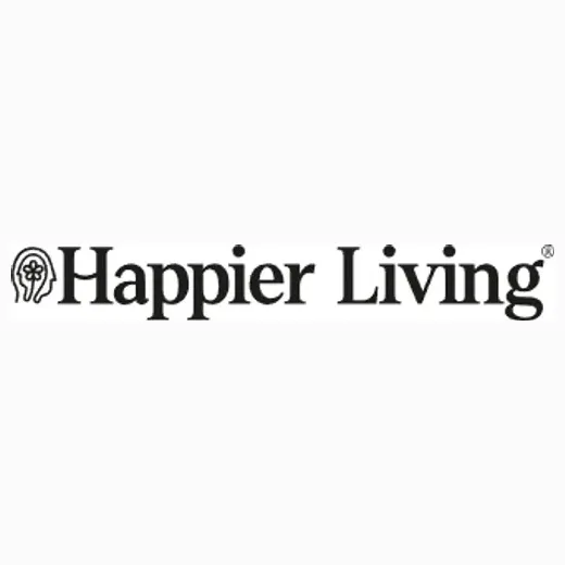 Happier Living brand logo for happierliving.com