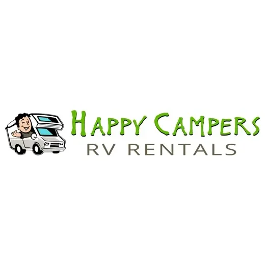 Happy Campers RV Rentals brand logo for happycampersrvrentals.com