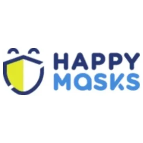 Happy Masks brand logo for happymasks.com