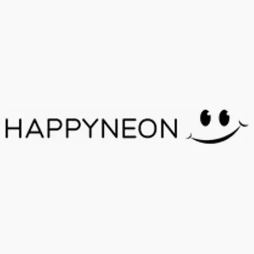 Happy Neon brand logo for happyneon.com