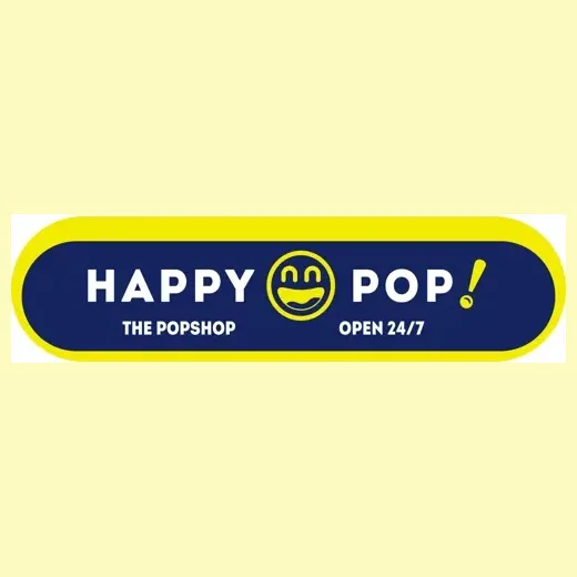 Happy Pop Drink brand logo for drinkhappypop.com