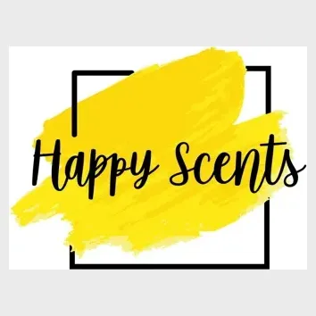 Happy Scents brand logo for happyscentsco.com