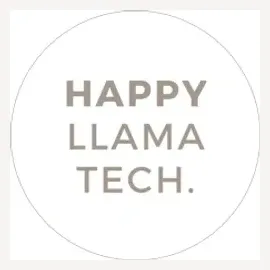 happyllamatech brand logo for happyllamatech.com