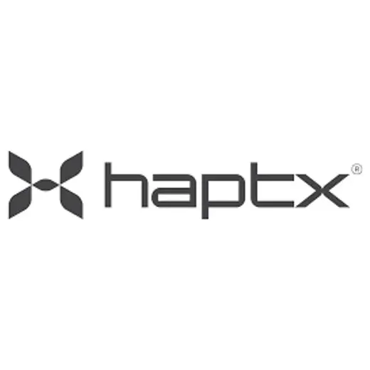 HaptX brand logo for haptx.com