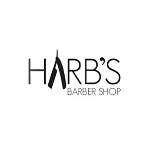 Harb's Barber Shop brand logo for harbsbarbershop.com