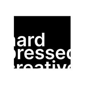 Hard Pressed Creative brand logo for hardpressedcreative.com