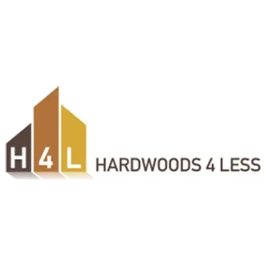 Hardwoods 4 Less brand logo for hardwoods4less.com