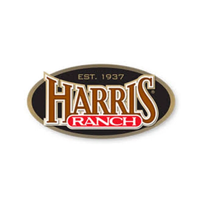 Harrisranchbeef brand logo for shop.harrisranchbeef.com