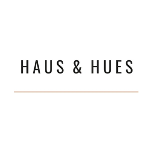Haus & Hues brand logo for hausandhues.com