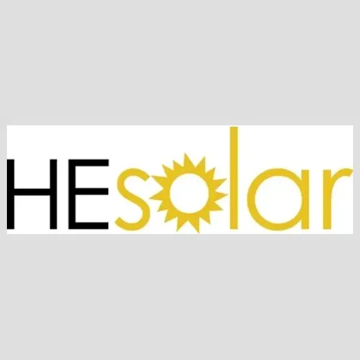 HE Solar brand logo for hesolarllc.com