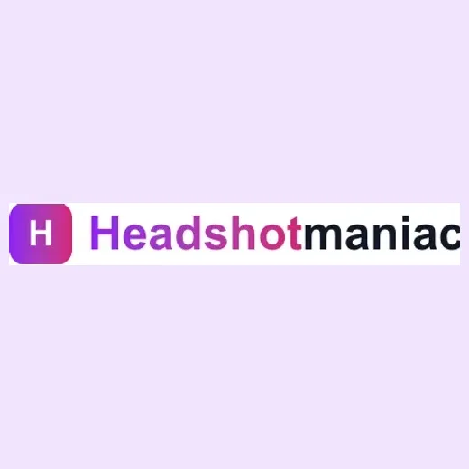 Headshot Maniac brand logo for headshotmaniac.com