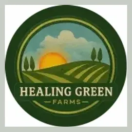 healinggreenfarmscbd brand logo for healinggreenfarmscbd.com