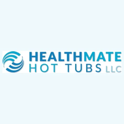 Health Mate Hot Tubs brand logo for healthmatehottubsllc.com