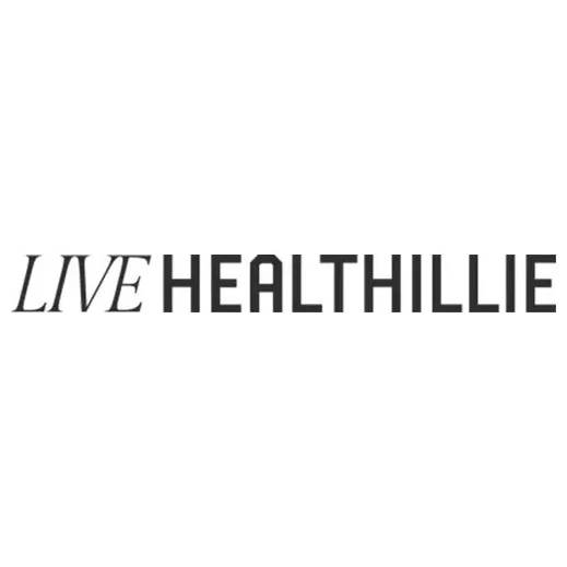 Healthillie brand logo for livehealthillie.com