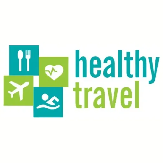 Healthy Travel Blog brand logo for healthytravelblog.com