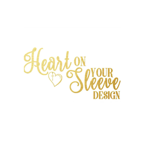Heart on Your Sleeve brand logo for heartonyoursleevedesign.com