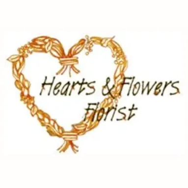 Hearts and Flowers brand logo for heartsandflowersflorist.net