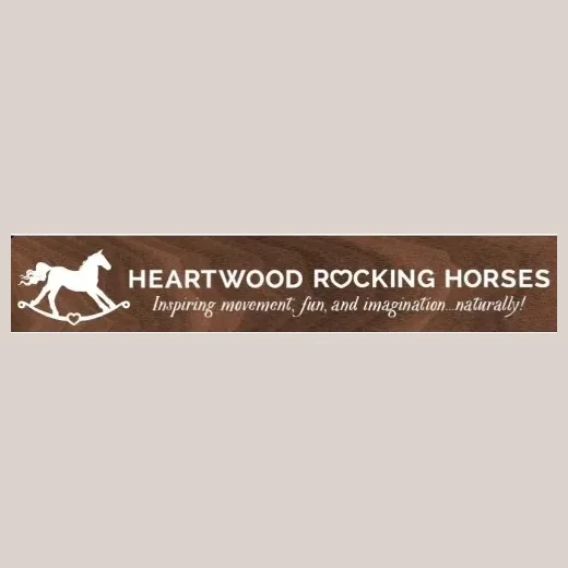 Heartwood Rocking Horses brand logo for heartwoodrockinghorses.com
