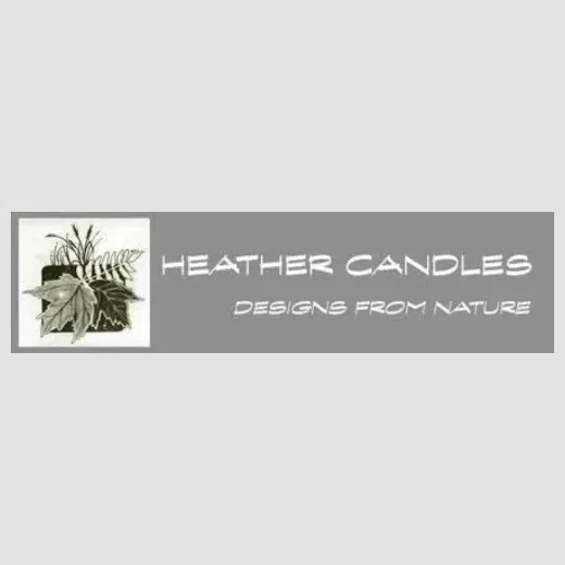 Heather Candles brand logo for heathercandles.com