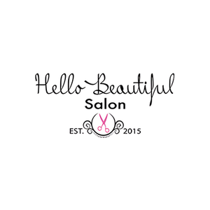 Hello Beautiful brand logo for hellobeautiful.salon
