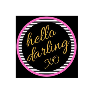 Hello Darling brand logo for hellodarlingxo.com