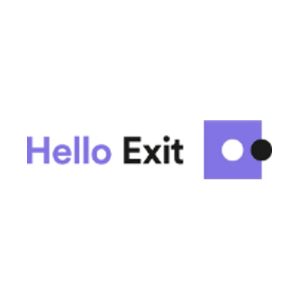 Hello Exit brand logo for helloexit.com