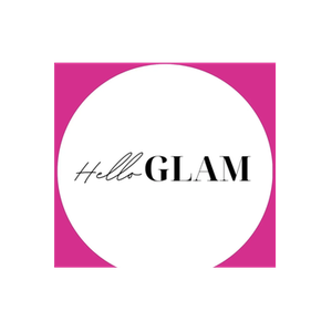 Hello Glam brand logo for helloglamboutique.com