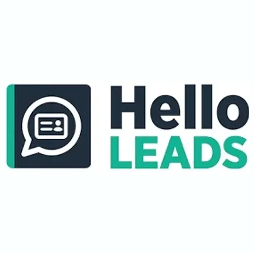 Hello Leads brand logo for helloleads.io
