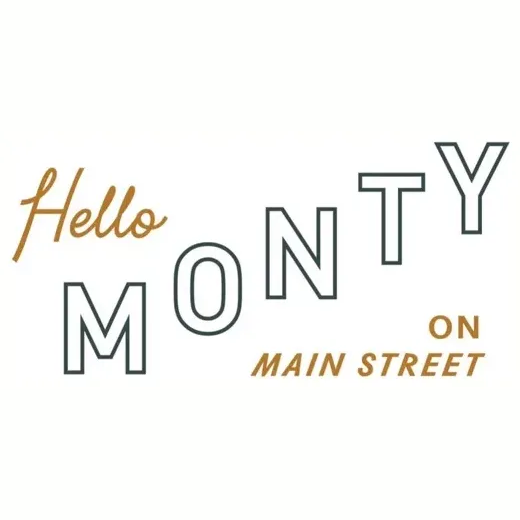Hello Monty brand logo for hellomontyonmain.com