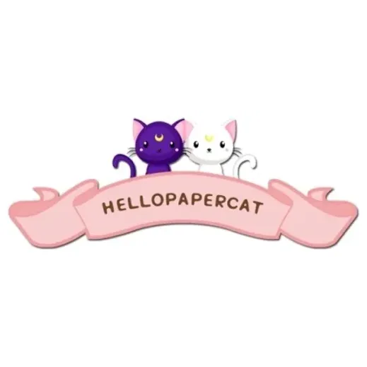 Hello Paper Cat brand logo for hellopapercat.com