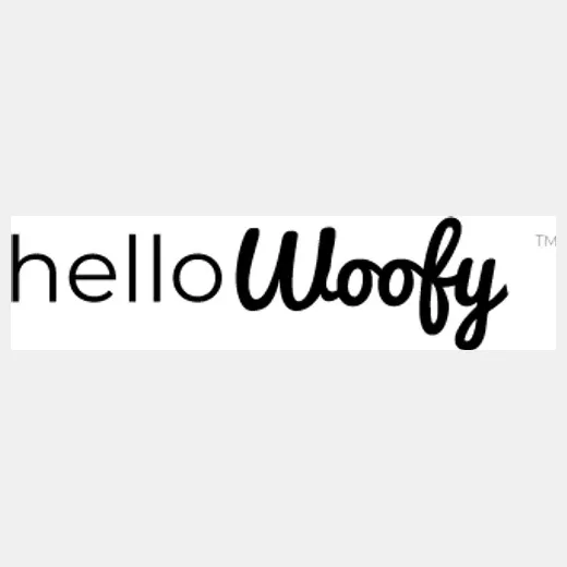 Hello Woofy brand logo for hellowoofy.com