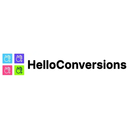 helloconversions brand logo for helloconversions.com