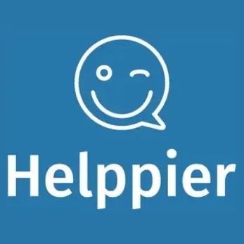 Helppier brand logo for helppier.com