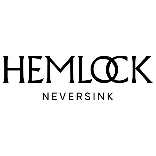 Hemlock Neversink brand logo for hemlockneversink.com