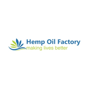 Hemp Oil Factory brand logo for hempoilfactory.com