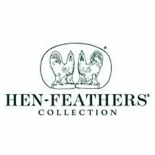HenFeathers brand logo for henfeathers.com