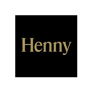 Henny brand logo for hennyapparel.com