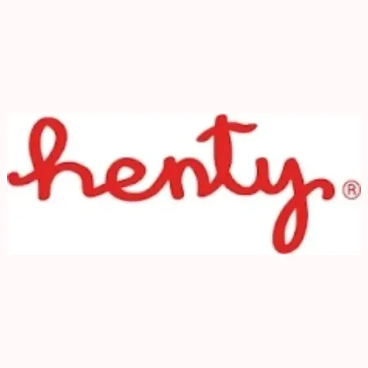Henty brand logo for henty.cc