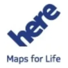 HERE Technologies brand logo for company.here.com