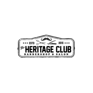 Heritage Club brand logo for heritageclubbarbershop.com