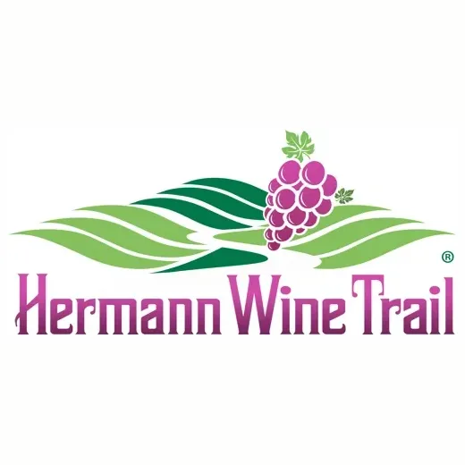 Hermann Wine Trail brand logo for hermannwinetrail.com